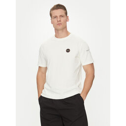 Napapijri Napapijri Póló S-Badge NP0A4I3N Fehér Regular Fit