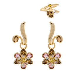 Swarovski Сережки Swarovski Idyllia 5732386 Золотий