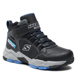 Skechers Gležnjače Skechers Drollix Venture Rush 406418L/BKRY Black