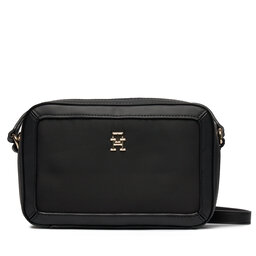 Tommy Hilfiger Handtasche Tommy Hilfiger Th Essential S Crossover AW0AW15716 Schwarz