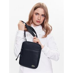 Lacoste Umhängetasche Lacoste M Flat Crossover Bag NH3308LV Blau