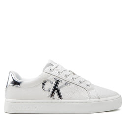 

Снікерcи Calvin Klein Jeans Classic Cupsole Laceup Low YW0YW00775 White/Silver 0LB, Білий