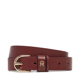 Tommy Hilfiger Жіночий ремінь Tommy Hilfiger Essential Effortless 2.5 Go AW0AW16836 Бордовий