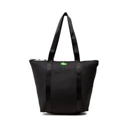 Lacoste Torbica Lacoste M Shopping Bag NF3619YA Noir Vert Fluo K04