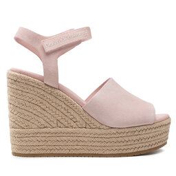 

Еспадрильї Calvin Klein Jeans Wedge Sandal Ankle Clip Su YW0YW00571 Pale Conch Shell TFT, Рожевий