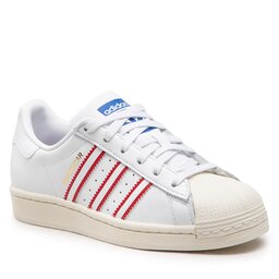 adidas Pantofi adidas Superstar J HQ9968 Ftwwht/Tmpwrd/Royblu