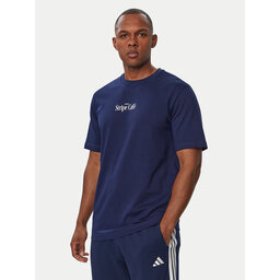 adidas adidas T-Shirt Coffee Cafe Donut Bag KT9711 Blau Regular Fit