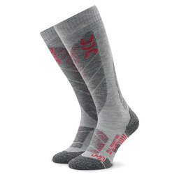 UYN Slidinėjimo kojinės UYN S100042 Light Grey Melange/Coral G725