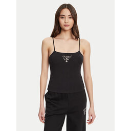 Guess Guess Τοπ V5RP08 KCOA2 Μαύρο Regular Fit