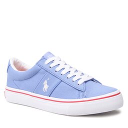 Polo Ralph Lauren Sneakers Polo Ralph Lauren Sayer RF103992 Blue Recycled Canvas/Coral w/ White PP