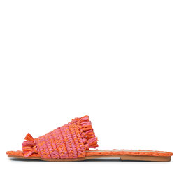 

Шльопанці Manebi Fringed Knots Raffia Leather Sandals V 3.2 Y0 Orange Pink Melange, Рожевий