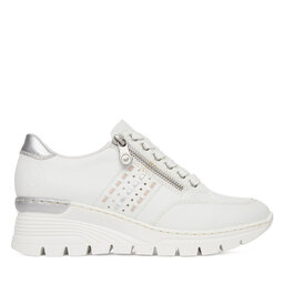 Rieker Sneakersy Rieker N8321-80 Biały