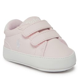 Polo Ralph Lauren Sneakers Polo Ralph Lauren RL100748 LT PINK SMOOTH W/ WHITE PP
