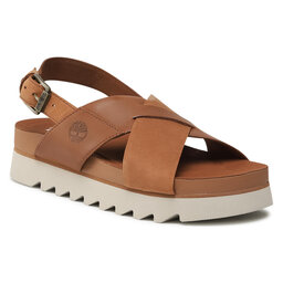 Timberland Sandalen Timberland Santa Monica Sunrise Xband TB0A26C8A681 Light Brown Nubuck