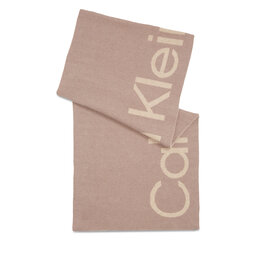 Calvin Klein Sciarpa Calvin Klein Logo Reverso Tonal Scarf 40X180 K60K611117 Doeskin PBP