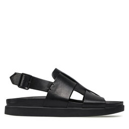 

Босоніжки Clarks Sunder Strap 261595567 Black Leather, Чорний