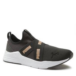 Снікерcи Puma Wired Run Slipon Metallics 389281 01 Puma Black/Puma Gold, Чорний