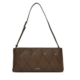 Calvin Klein Borsetta Calvin Klein Ck Woven Elongated Shoulder Bag K60K612992 Marrone