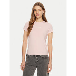 Guess Jeans Guess Jeans Póló W4YI01 J1314 Rózsaszín Regular Fit
