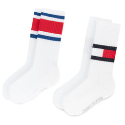 Tommy Hilfiger Набір з 2 пар високих шкарпеток unisex Tommy Hilfiger 394020001 White 300