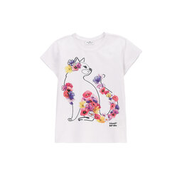 Coccodrillo Coccodrillo Camiseta WC5143219VGD Blanco Regular Fit