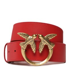 Pinko Cinturón para mujer Pinko Love Berry H4 Belt PE 23 PLT01 100120 A0F1 Red R41Q