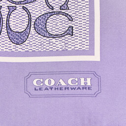 

Хустка Coach Print C2755 Light Violet V77, Фіолетовий