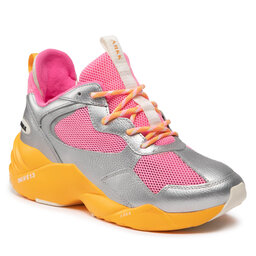 ARKK Copenhagen Sneakersy ARKK Copenhagen Kenetyk Leather W13 CR3811-0316-W Silver Vivid Pink