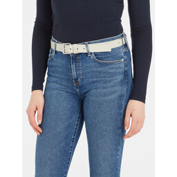 

Жіночий ремінь Tommy Jeans Tjw Bold Leather 3.0 AW0AW15487 Bleached Stone AEV, Бежевий