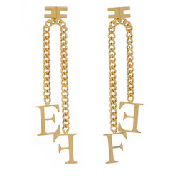 Elisabetta Franchi Náušnice Elisabetta Franchi OR-17A-56E2-V220 Zlatá