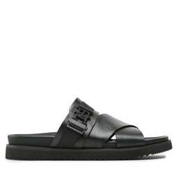 

Шльопанці Tommy Hilfiger Th Cleated Leather Sandal FM0FM04458 Black BDS, Чорний