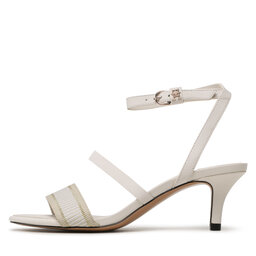 

Босоніжки Tommy Hilfiger Th Webbing Mid Heel Sandal FW0FW07276 Weathered White AC0, Білий