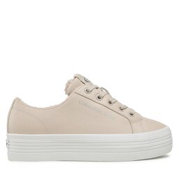 

Снікерcи Calvin Klein Jeans Vulc Flatform Laceup Low Lw YW0YW00819 Eggshell ACF, Бежевий