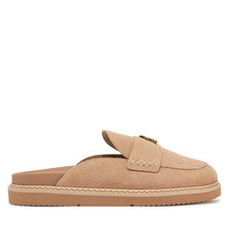 Tommy Hilfiger Papucs Tommy Hilfiger Suede Closed Toe Mule FW0FW08583 Bézs