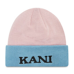 Karl Kani Czapka Karl Kani Retro Block Beanie 7020114 Rose/Light Blue