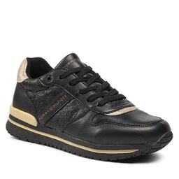 Tommy Hilfiger Sneakers Tommy Hilfiger Low Cut Lace-Up T3A9-32349-1355 S Black/Platinum X208