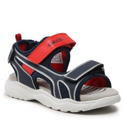 Geox Sandále Geox J Sandal Splush Boy J35GPA014CEC0735 S Navy/Red