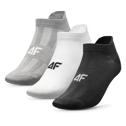 4F 3 pares de calcetines cortos para hombre 4F 4FAW23USOCM201 90S