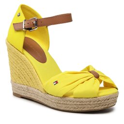 Tommy Hilfiger Еспадрили Tommy Hilfiger Basic Open Toe High Wedge FW0FW04784 Vivid Yellow ZGS