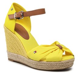 Tommy Hilfiger Espadrillos Tommy Hilfiger Basic Open Toe High Wedge FW0FW04784 Vivid Yellow ZGS