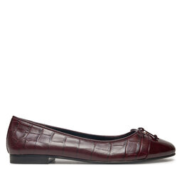 Tory Burch Ballerinas Tory Burch Cap Toe Ballet 165365 Dunkelrot
