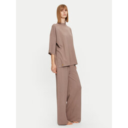 Selmark Selmark Pijama Tricot P7776 Beis Regular Fit