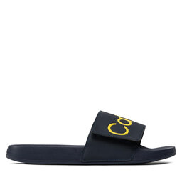 

Шльопанці Calvin Klein Jeans Pool Slide Adj HM0HM00454 Navy/Magnetic Yellow 0G9, Cиній