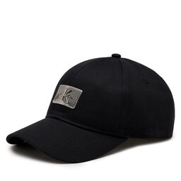 Calvin Klein Jeans Kepurė su snapeliu Calvin Klein Jeans Monologo Rubber Patch Cap K50K511463 Black BEH
