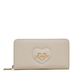 LOVE MOSCHINO Veľká dámska peňaženka LOVE MOSCHINO JC5730PP0HKL0110 Avorio