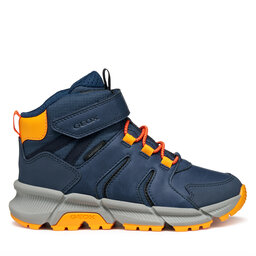 Geox Schnürschuhe Geox J Flexyper Plus J56LCC 0FUME C4J2T S Dunkelblau