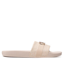 

Шльопанці Calvin Klein Jeans Pool Slide W/Hdw Mono HW0HW00857 Sand Mono 0LD, Рожевий