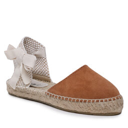 Manebi Espadrile Manebi Suede Flat Valenciana Espadrilles R 3.9 P0 Cuero
