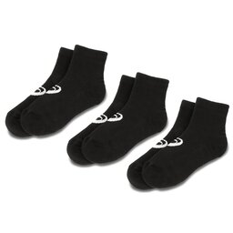 Asics Lot de 3 paires de chaussettes basses unisexe Asics 3PPK Quarter Sock 155205 Black 0900