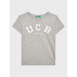 United Colors Of Benetton United Colors Of Benetton Póló 3096C10C6 Szürke Regular Fit